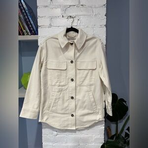 NWT Everlane The Oversized Shirt‎ Jacket in Canvas Size Small